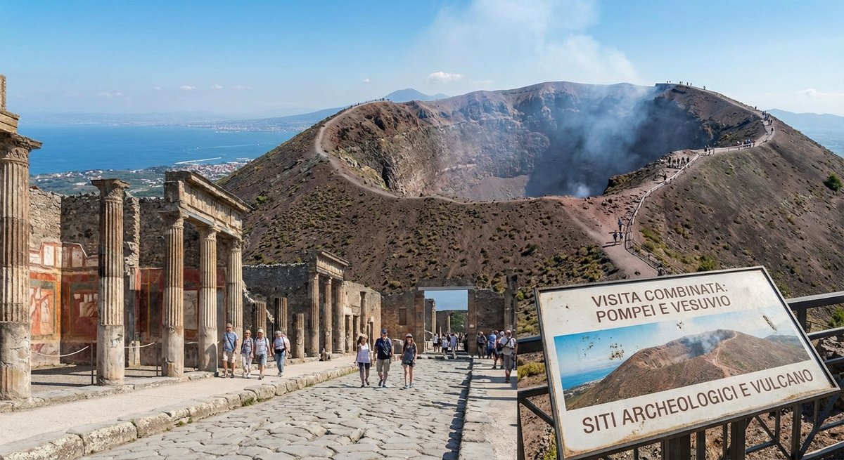 Billet Vésuve et Pompéi