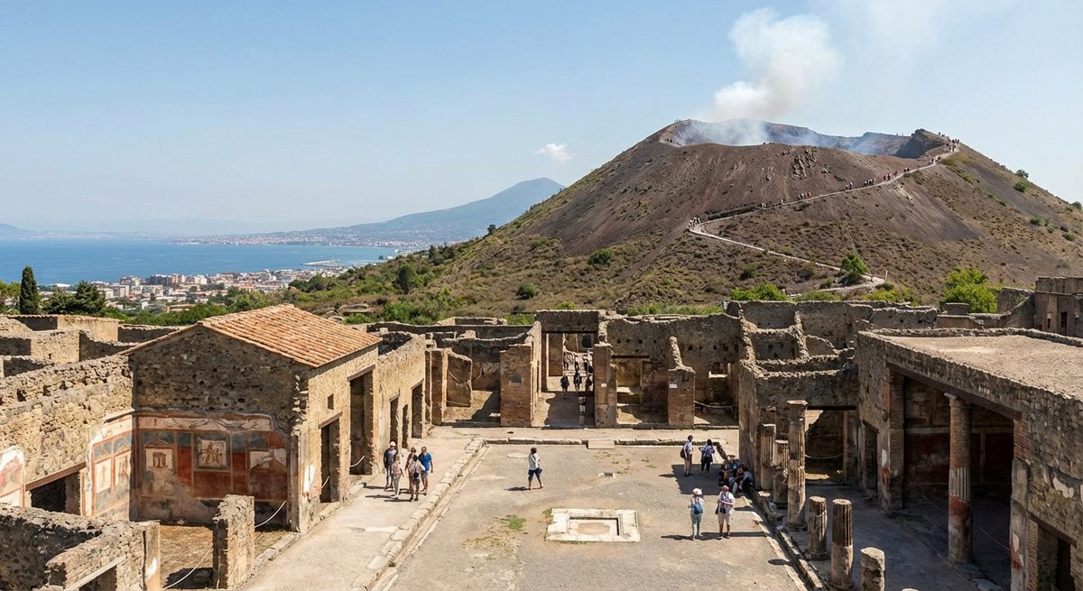 Billet Herculanum et Vésuve