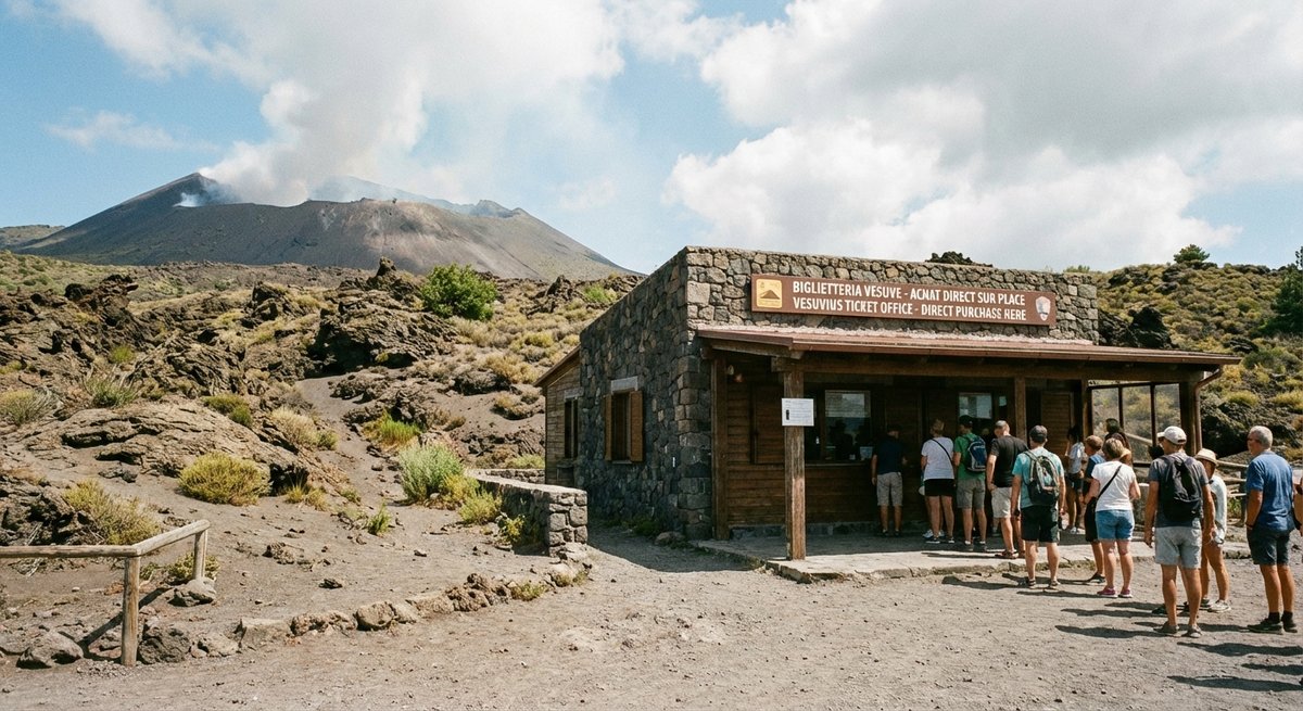 Billet Vésuve sur place
