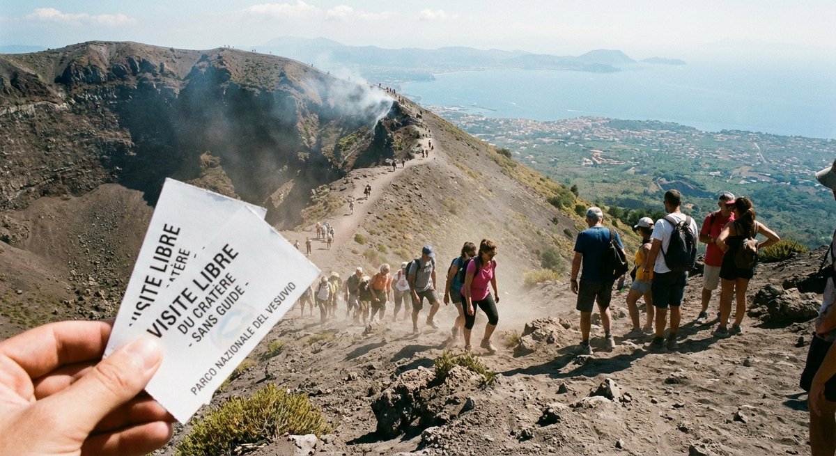 Billet Vésuve sans guide - Visite libre